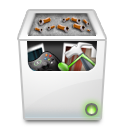 Recycle Bin- Full icon
